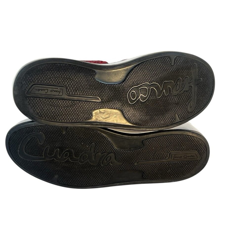 Franco Cuadra Python Leather Platform Sneakers De… - image 6